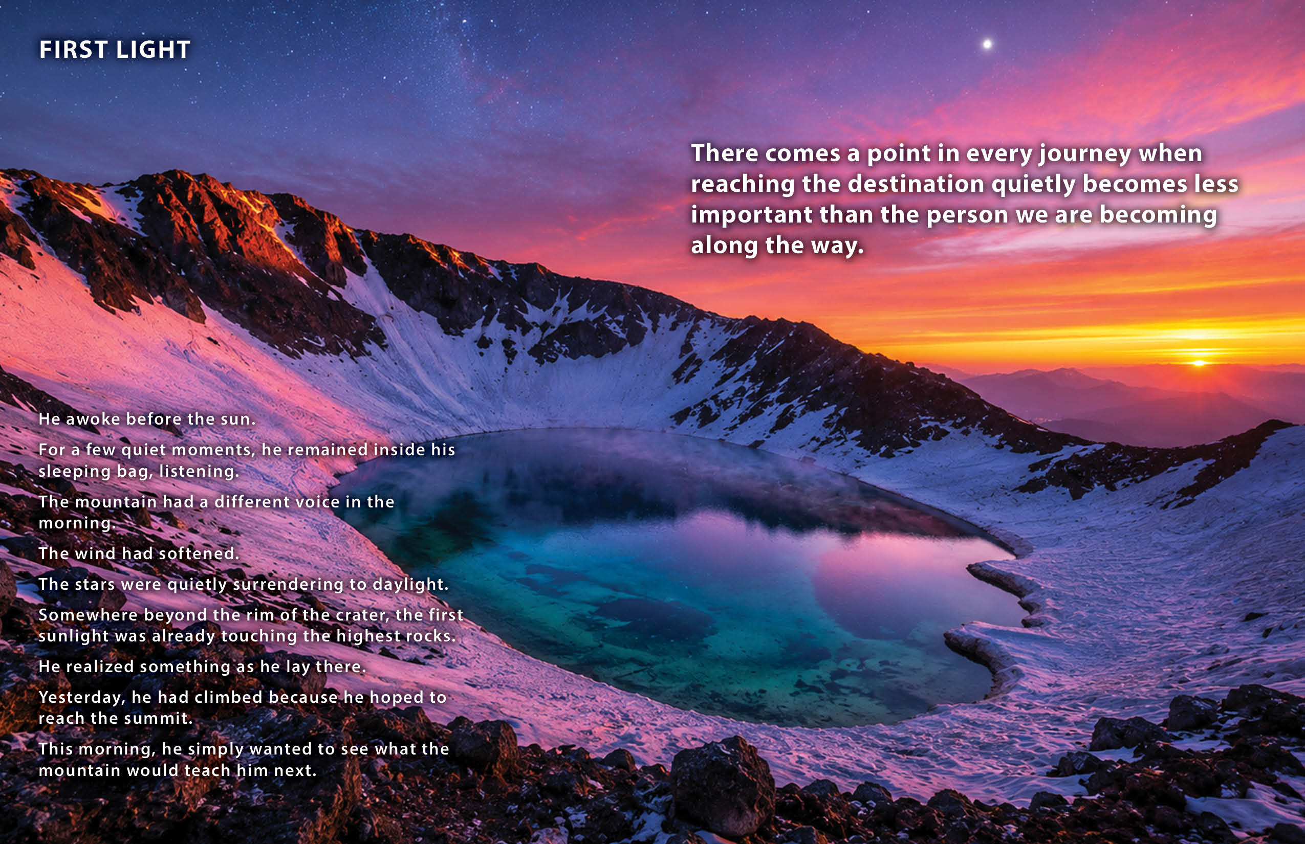 The Old Man and the Mountain — spread 4